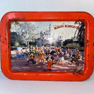 Vintage Magic Kingdom Serving Tray